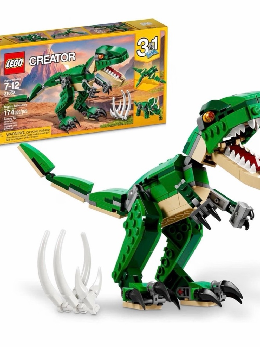 Lego Green Dinosaur 3 in 1
